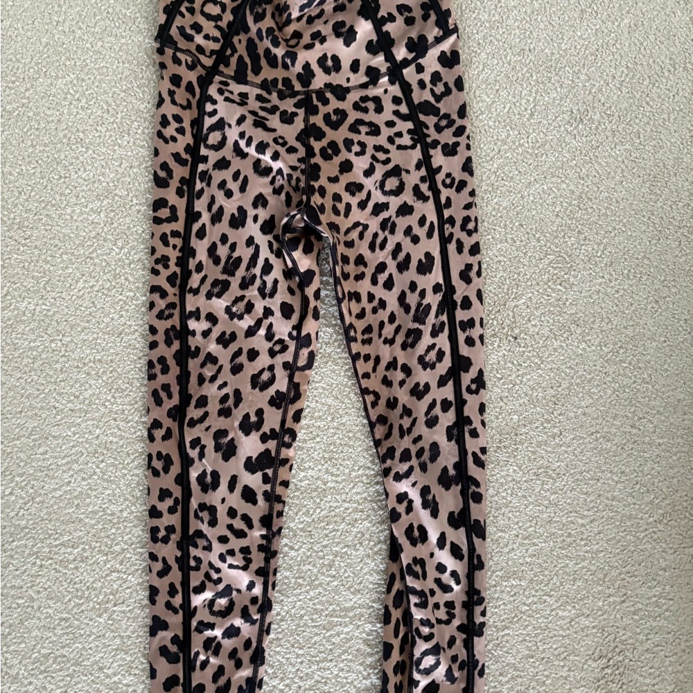 Noli Wild Patterned Leggings - Brown and Black